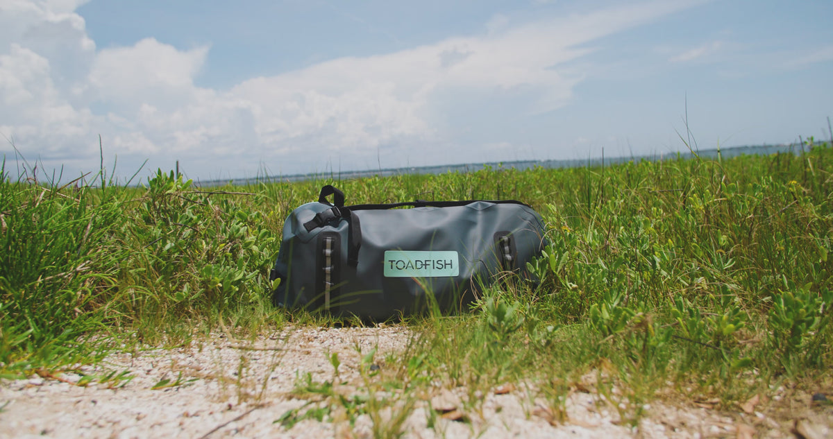 Load video: Toadfish Dry-seal Waterproof 50l duffle