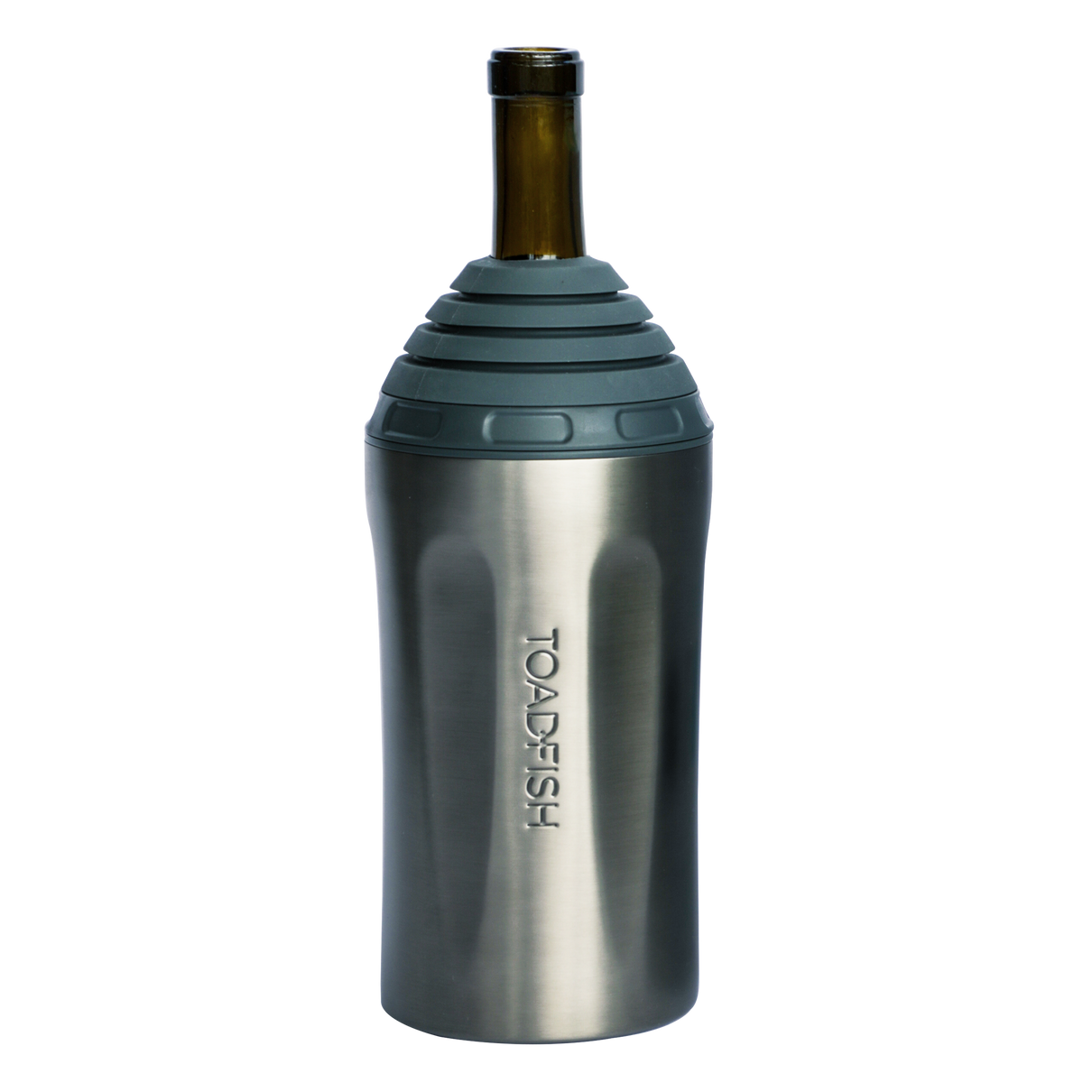 Wine Chiller Can & Bottle Sleeves Toadfish Graphite 