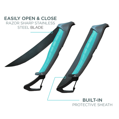 Stowaway Folding Fillet Knives Fishing Tackle Toadfish 